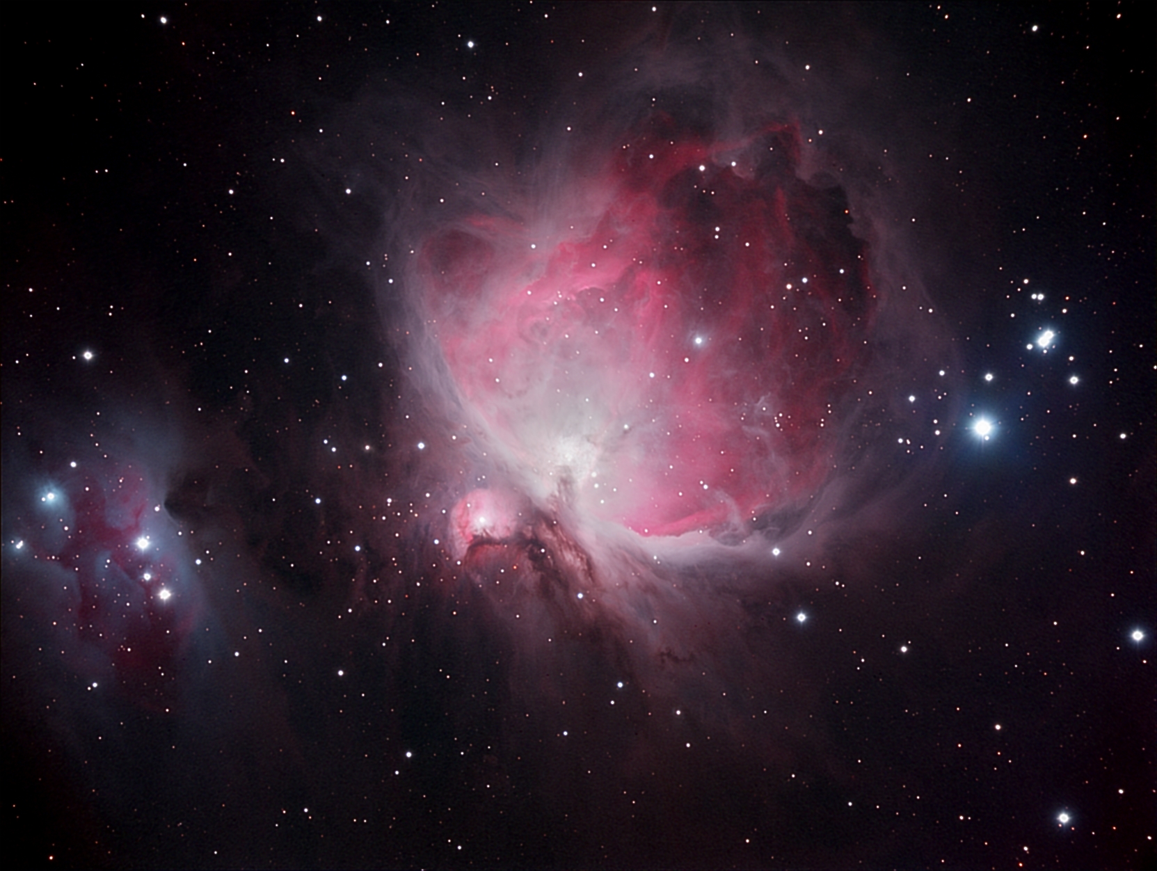 A 2012 photo of the Orion nebula taken by astrophotographer Brian Davis.